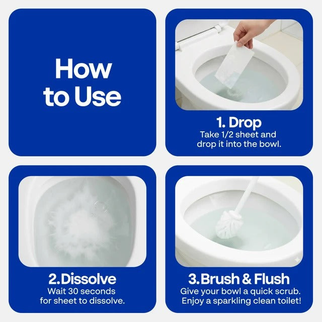 Toilet Bowl Cleaner Bundle - 4 Pack